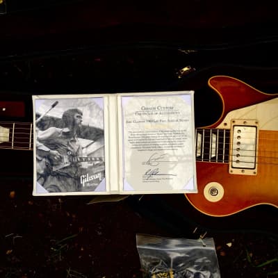 Gibson Custom Shop Hand Signed & Aged Eric Clapton Beano 60 Les Paul 2000s - Sunburst image 11
