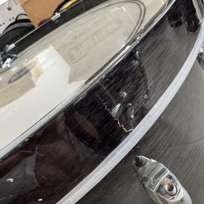 Yamaha Oak custom 22,22,10,12,13,16 drumkit (Japan) - Musashi black image 10