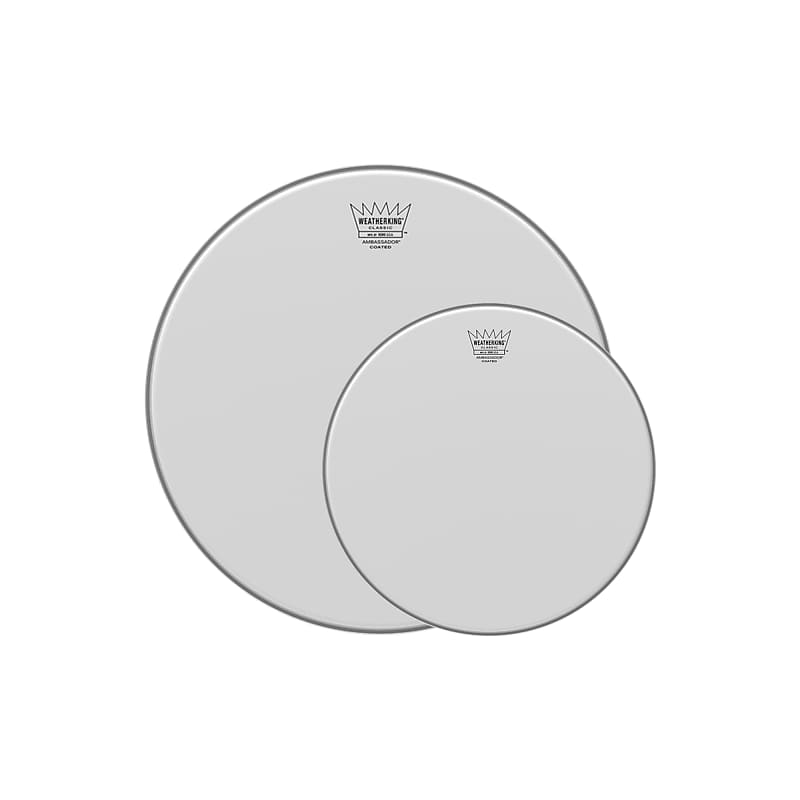 Remo 12/16" Ambassador Classic Coated Drumhead (2 Pack Reverb