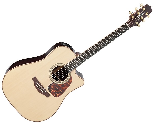 Takamine P7DC Pro Series 7 Dreadnought Cutaway Acoustic/Electric Guitar Natural Gloss image 1