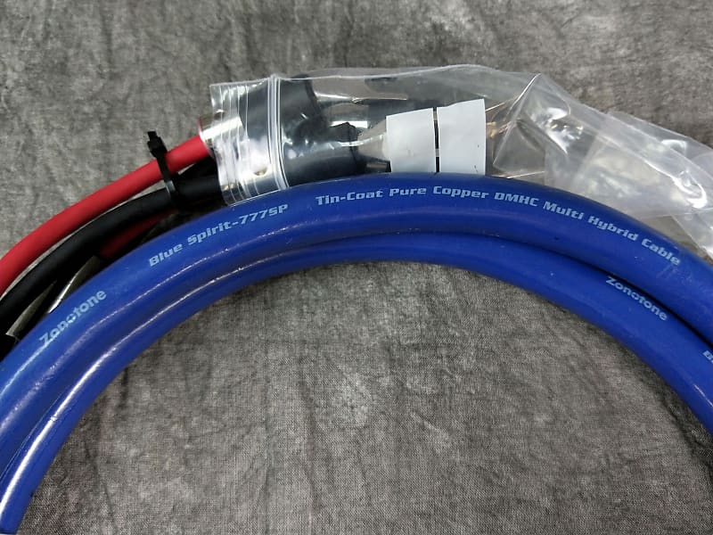 Zonotone Blue spirit-777SP 1.3M Speaker Cable In Excellent Condition |  Reverb Brazil