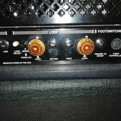 Gibson Super Goldtone GA-30RVH Amplifier Head and Original 5 way Foot Controller image 15
