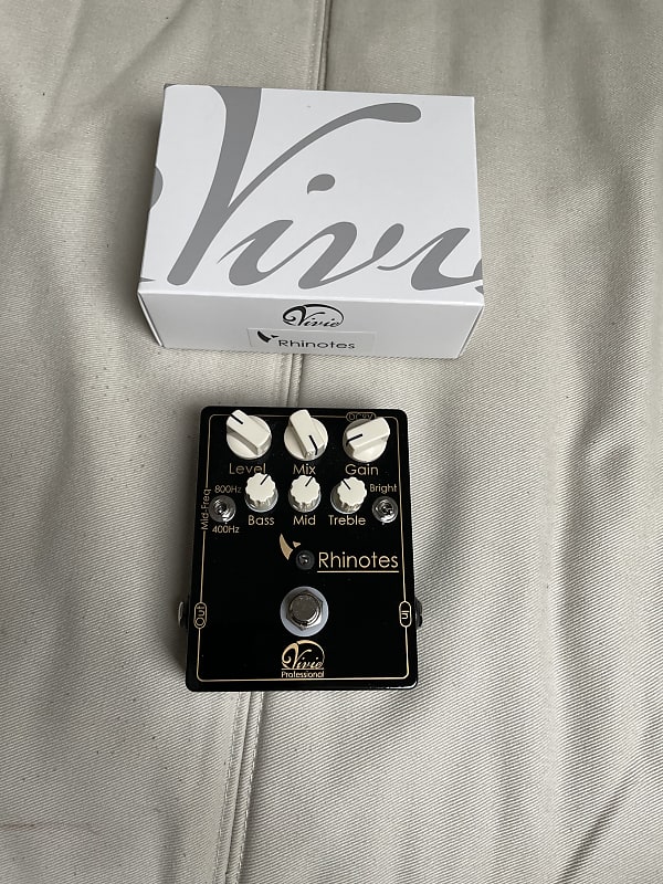 Rhinotes Vivié Professional OverDrive Vivie Effects Rhinotes Bass preamp overdrive - Black | Reverb