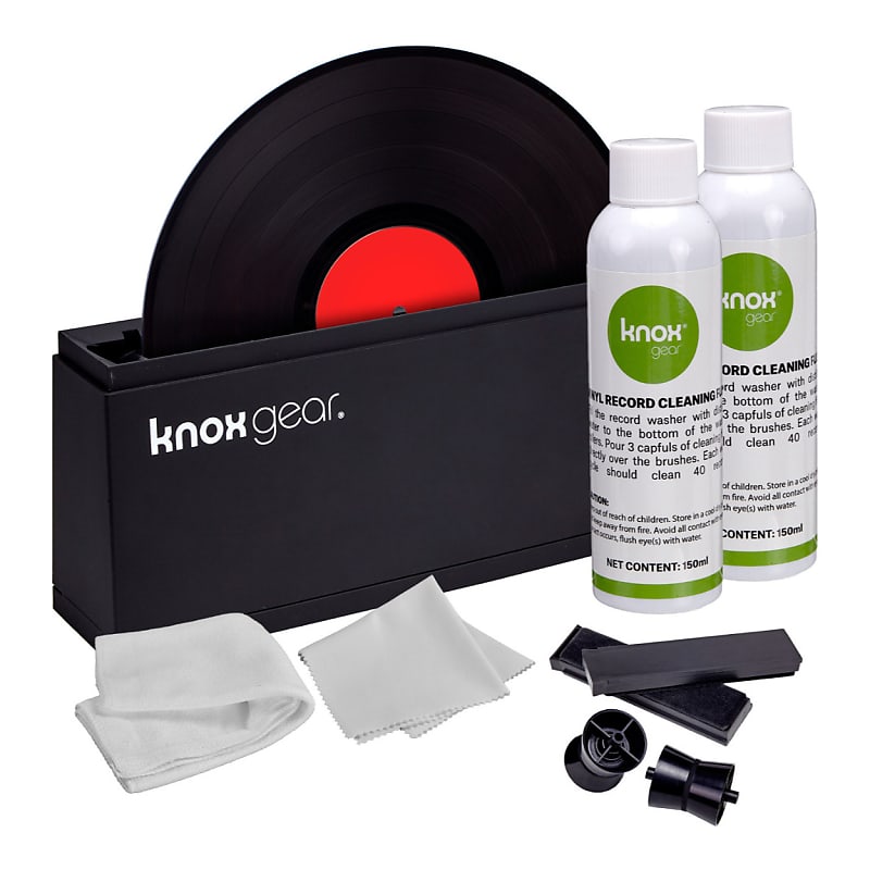 Knox Gear Vinyl Record Cleaning Kit to Reduce Static and Skips