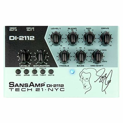 Tech 21 Geddy Lee DI-2112 Signature SansAmp Preamp Pedal
