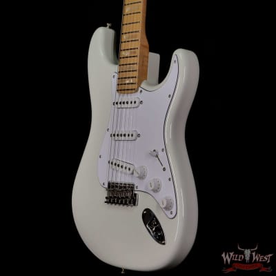 Fender Custom Shop 1969 Stratocaster Maple Board Block Inlay Reverse Headstock Hand-Wound Pickups NOS Olympic White (Blemish) image 2