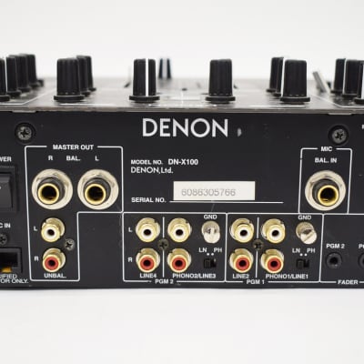 Denon DN-X100 2-Channel DJ Mixer image 6