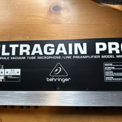 Behringer Ultragain Pro MIC2200 Vacuum Tube Mic Line Preamp | Reverb