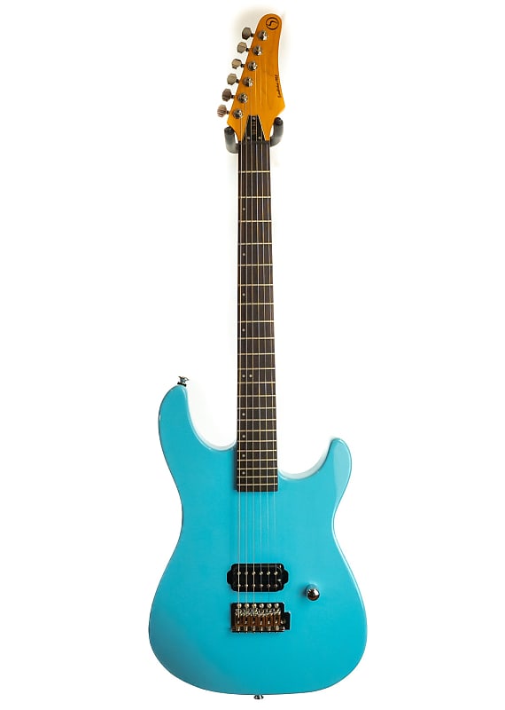 Samick SS50 double cutaway electric blue | Reverb