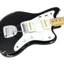 Fender Custom Shop Custom 1962 Jazzmaster Relic Black Matching Peg Head