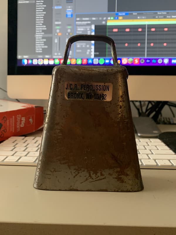 J.C.R. Percussion Small Cha Cha Cowbell RARE Reverb