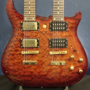 Rogue double neck guitar top