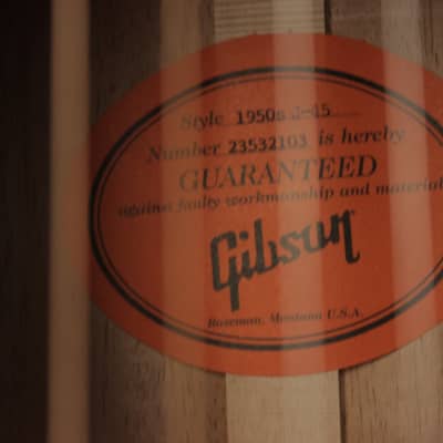 Gibson 50's J-45 Original - EB (#103) image 14