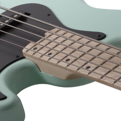 Schecter Guitar Research J-5 Electric BassW/Maple , Left Handed, Sea Foam Green 2915 image 10