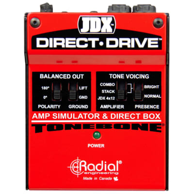 Radial ToneBone JDX Direct-Drive Guitar Amp Simulator Pedal image 1