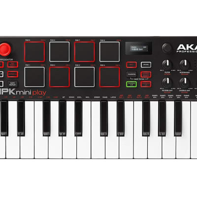 Akai MPK Mini Play Portable 25-Key MIDI Controller | Reverb