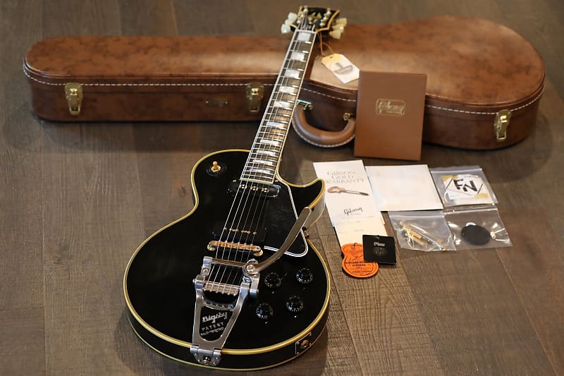 MINTY! 2022 Gibson 70th Anniversary 1954 Les Paul Custom Ebony +