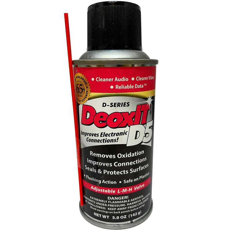 Caig D5S6LMH DeoxIT Metal Connection Contact Cleaner with Reverb