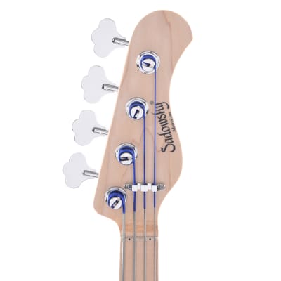 Sadowsky MetroLine 21-Fret Vintage PJ Bass 4-String Swamp Ash Body Ocean Blue Transparent Satin (Serial #SMLA0025262-23) image 6