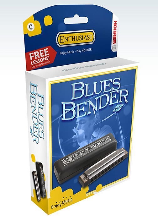 Hohner Blues Bender M586BX-F Harmonica    Key of F image 1