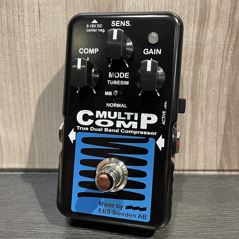 EBS MultiComp Blue Label Bass Compressor Pedal | Sweetwater