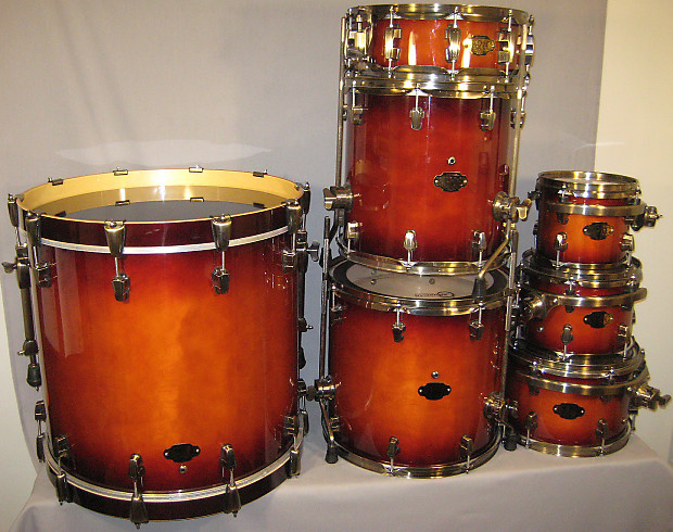 Ludwig Epic Mahogany Burst 7 Piece Set Shell Pack