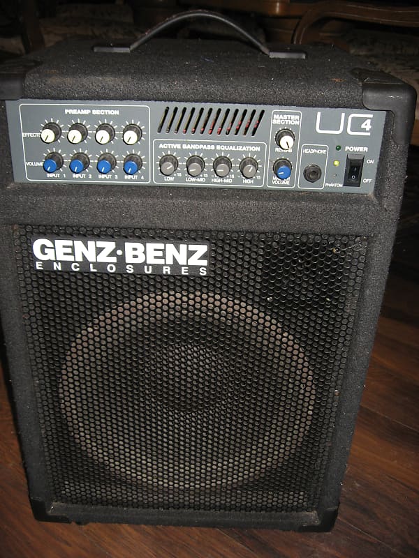 Genz Benz Universal Combo Amp, Guitar/Keyboards/PA, 4channel Reverb