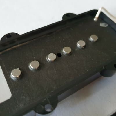 Jazzmaster set Alnico neck + bridge pickups black fits Fender image 5