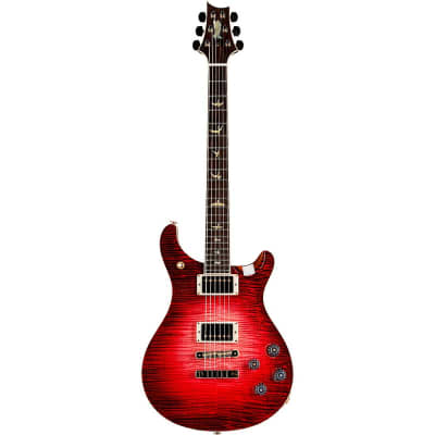 PRS Private Stock McCarty 594 PS Grade Maple Top & African Blackwood Fretboard With Pattern Vintage Neck Electric Guitar Blood Red Glow image 3