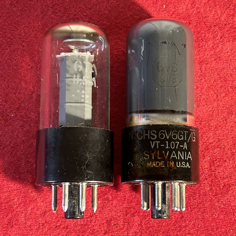 Sylvania/Unknown 6V6GT Amplifier Replacement Tube Mismatched Reverb