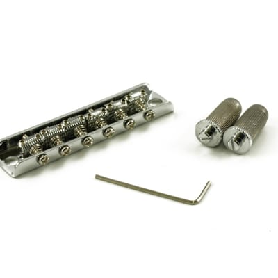 Bigsby 6 saddle bridge chrome for use with Bigsby fit Fender & Gretsch BJMS1 for sale