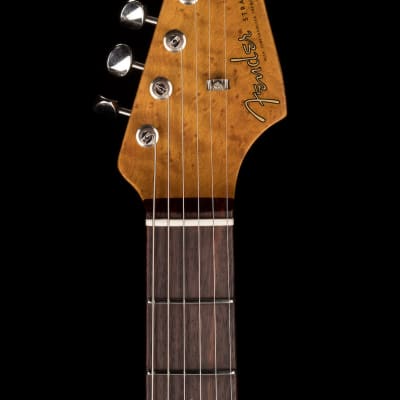 Fender Custom Shop Roasted 1960 Stratocaster Relic Birdseye Maple Aged Surf Green image 16