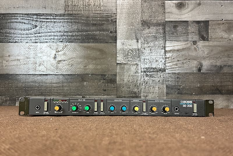 Boss DE200 Digital Delay 1U Rack Effect Reverb