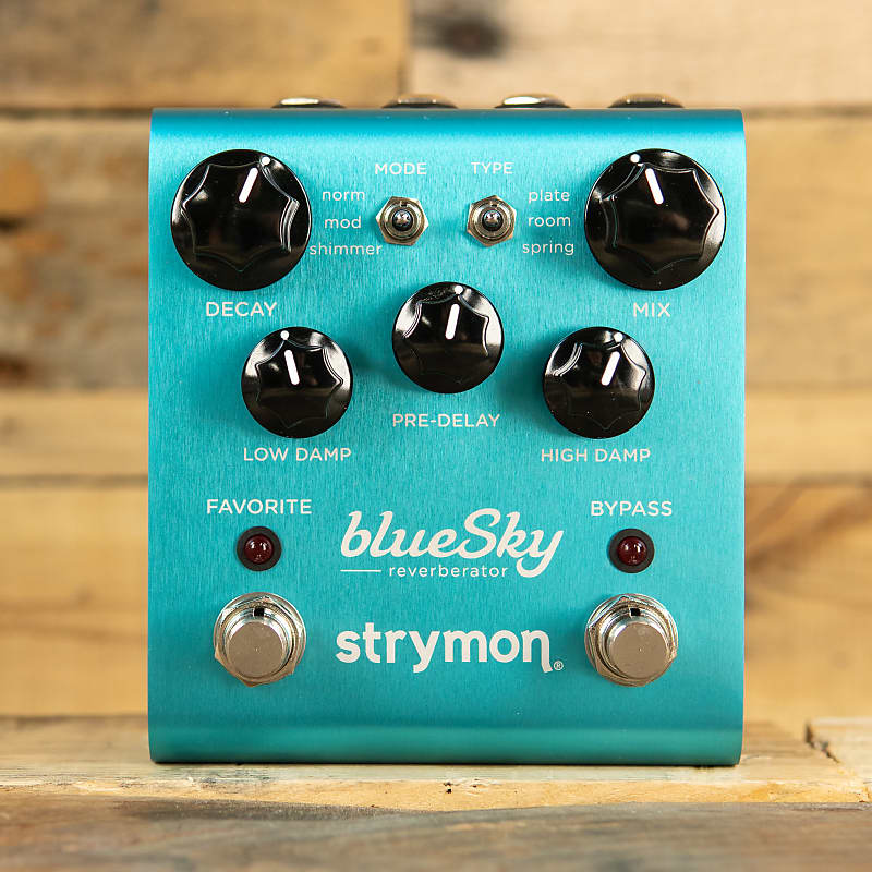 即納大得価美品 strymon/ストライモン blueSky リバーブ エフェクター ブルースカイ ライン入力対応 ギター 音 機器 機材 サウンド♪ リバーブ