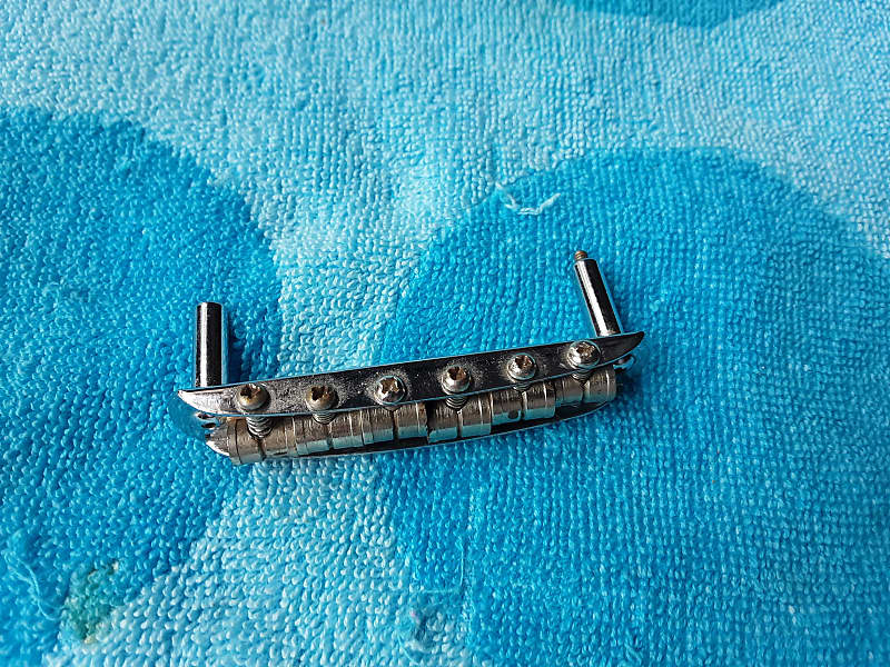 Vintage 1964 1965 1966 Fender Mustang Guitar Bridge Reverb