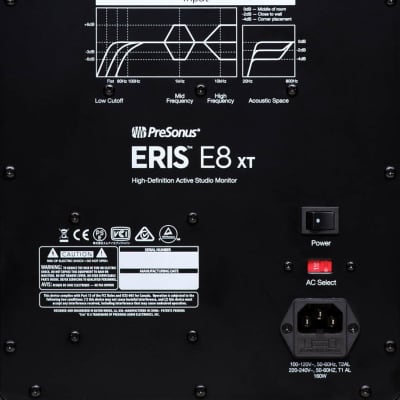 PreSonus Eris E8 XT 2-Way Active Single Studio Monitor with Wave Guide (PAIR) image 2