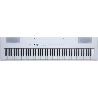 Artesia PA-88H 88-Key Weighted Hammer Action Digital Piano White w/ Sustain Pedal & Stand image 2