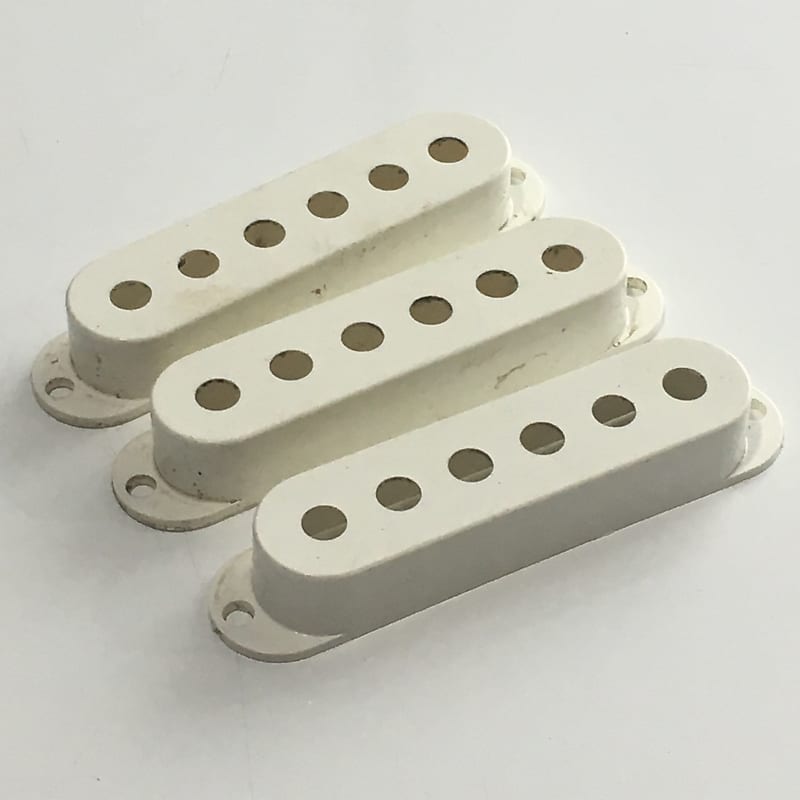 3 Genuine Fender Pure Vintage Strat Pickup Covers Electric Reverb