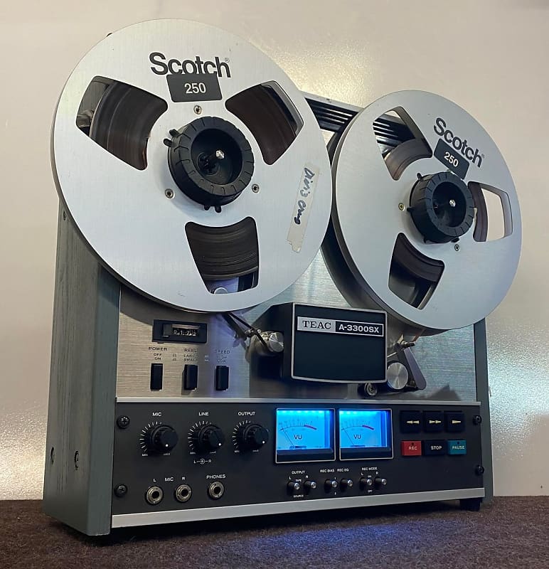 Vintage TEAC A-3440 Reel-to-Reel Tape Recorder In Fair Condition