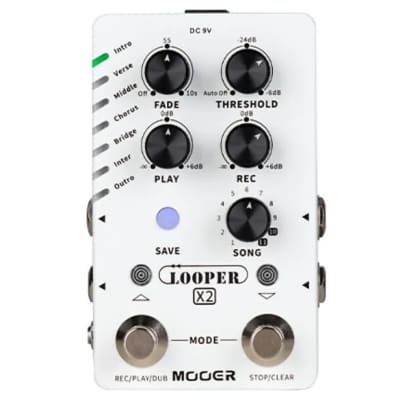 Mooer Looper X2 Guitar Effects Pedal + Power Supply image 2