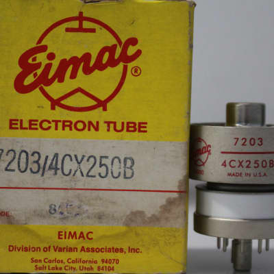 NOS NIB 7203/4CX250B EIMAC ELECTRON TUBE Made in U.S.A. | Reverb