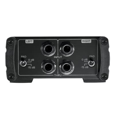 Mackie MDB-2P Stereo Passive Direct Box 1/4" XLR Converts Unbalanced to Balanced image 3