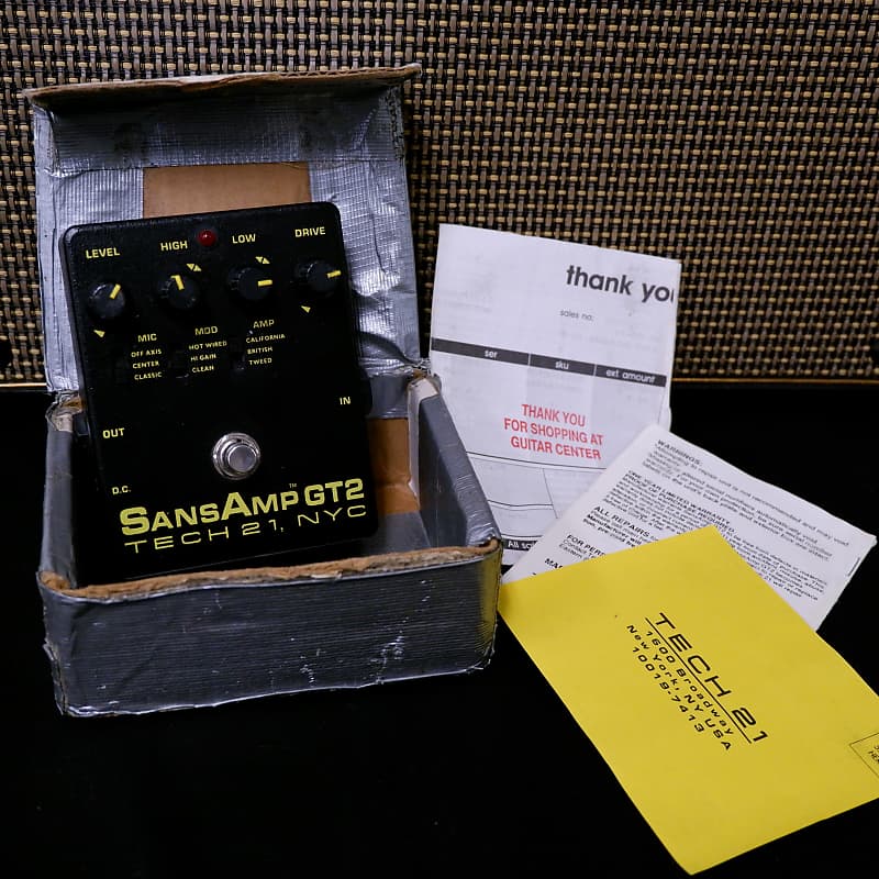 その他 TECH Sans Anp Amazon.com: Tech 21 SansAmp GT2 Tube Amp Emulator Pedal