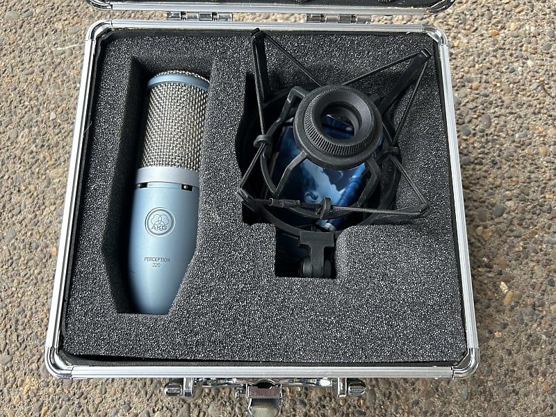 AKG Perception 220 Condenser Microphone with Case and Shock Mount image 1