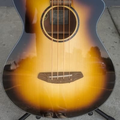 Breedlove Discovery S Concert Edgeburst Acoustic Electric 4-String Bass Guitar image 7
