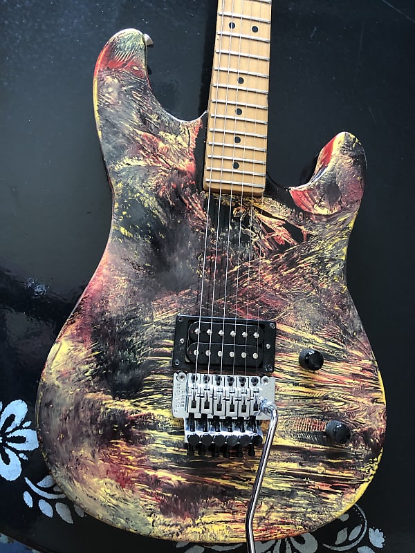 Peavey Tracer with one of a kind paint job and upgrades galore image 1