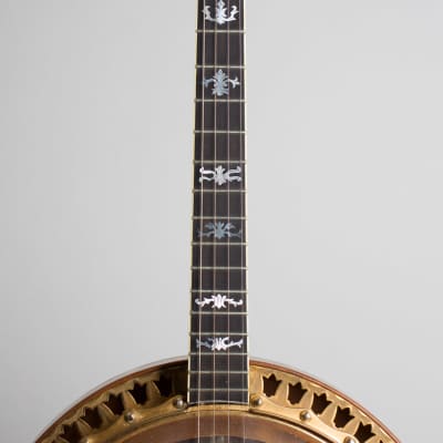 Ludwig  Standard Art Tenor Banjo (1927), ser. #9529, original black hard shell case. image 8