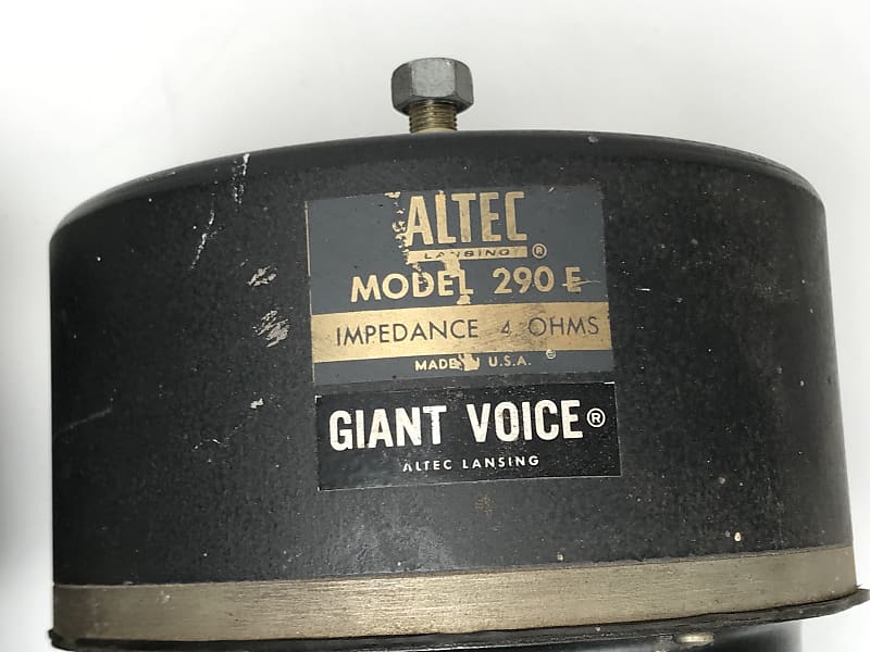 Altec Lansing 290 E 4 Ohm Giant Voice Compression Drivers (Pair)