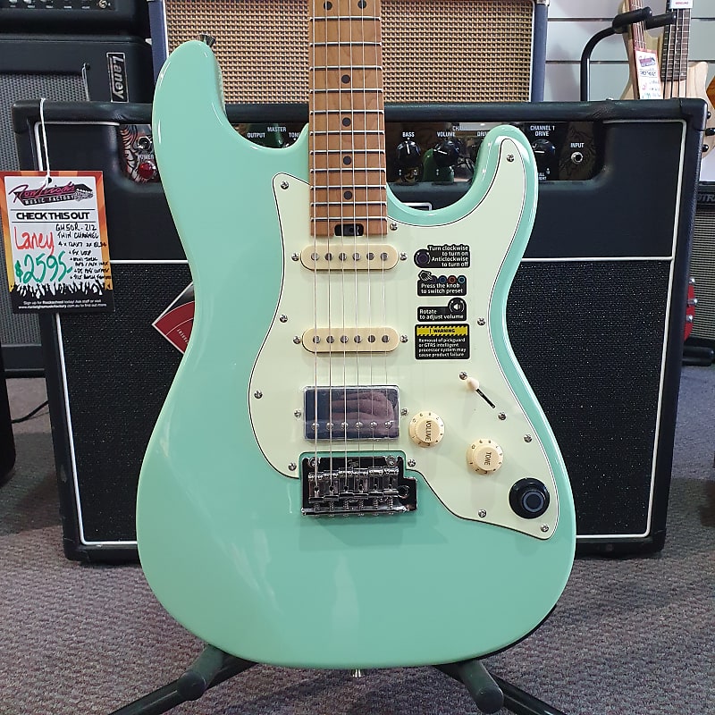 Mooer GTRS S801 Intelligent Electric Guitar Pack (Surf Green) | Reverb