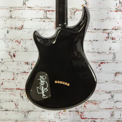 Warrior Instruments Soldier Electric Guitar, Rick Derringer Signed, Black w/ Case x1USA (USED) image 9